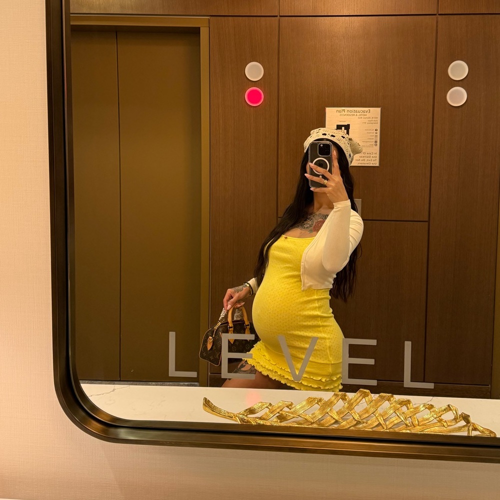 YELLOW MINI DRESS